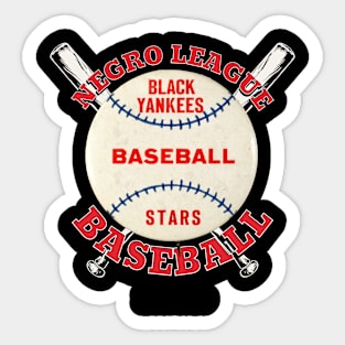 Black Yankee Stars - Negro League Baseball Sticker